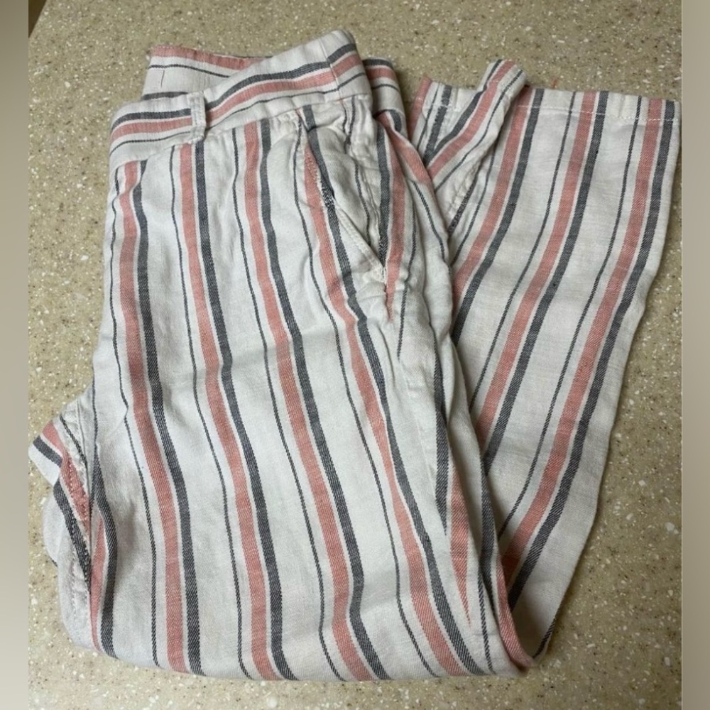 Ladies 4P LOFT Linen Crop Style Pants